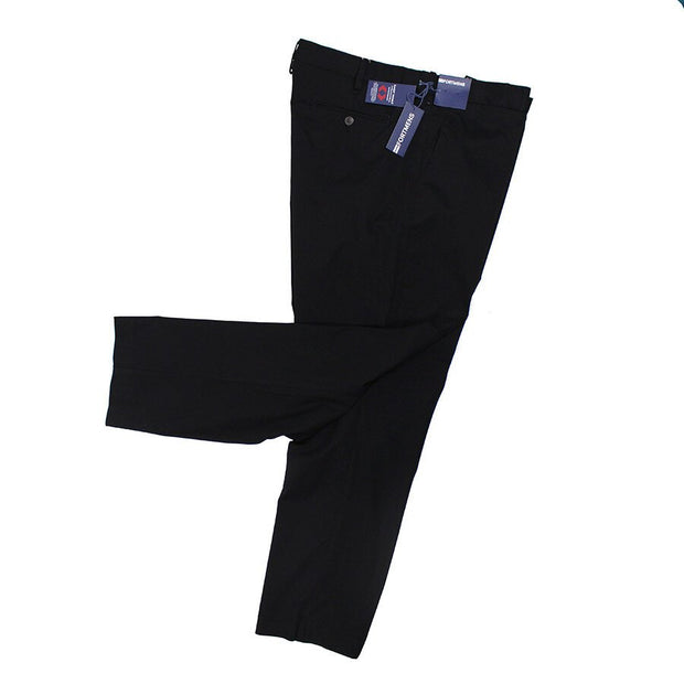 Stretch Cotton Eziwaist Classic Chino Black