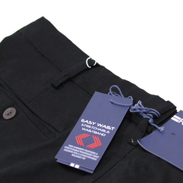 Stretch Cotton Eziwaist Classic Chino Black