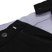 Stretch Cotton Eziwaist Classic Chino Black