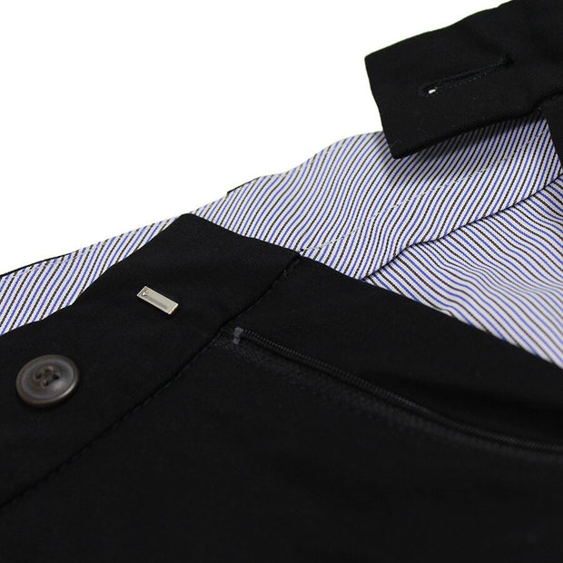 Stretch Cotton Eziwaist Classic Chino Black