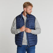 Puffer Vest Twin Pocket Navy