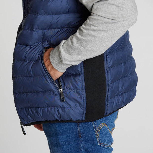 Puffer Vest Twin Pocket Navy