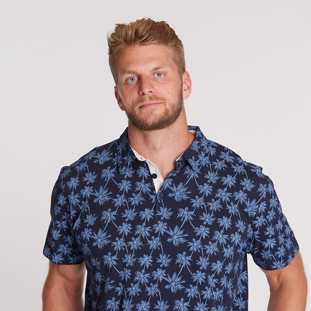 Palm Tree Cotton Polo