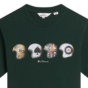 Helmets Tee Bottle Green