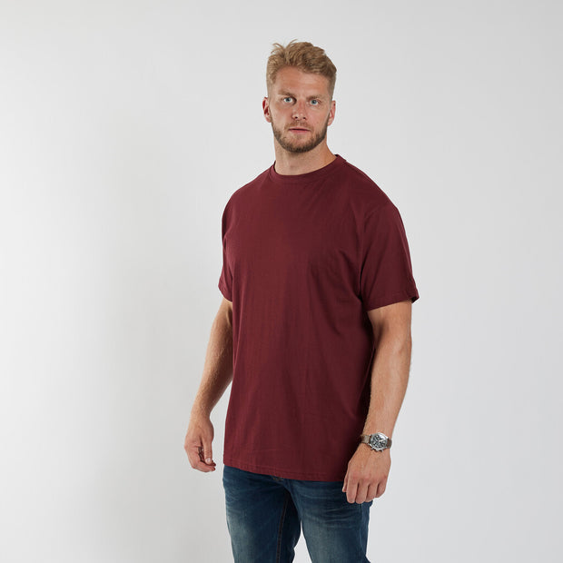 Pure Cotton Classic Plain Crew Neck Tee Shirt.