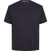 Pure Cotton Classic Plain Crew Neck Tee Shirt - Navy Blue