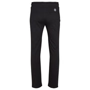 Cotton Poly Drawstring Elasticated Waist Track Pant Black