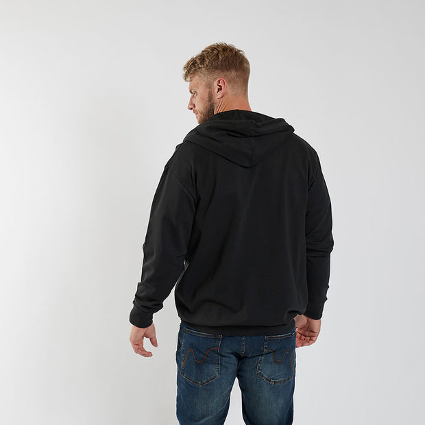 Cotton Full Zip Hoodie With Side Pockets