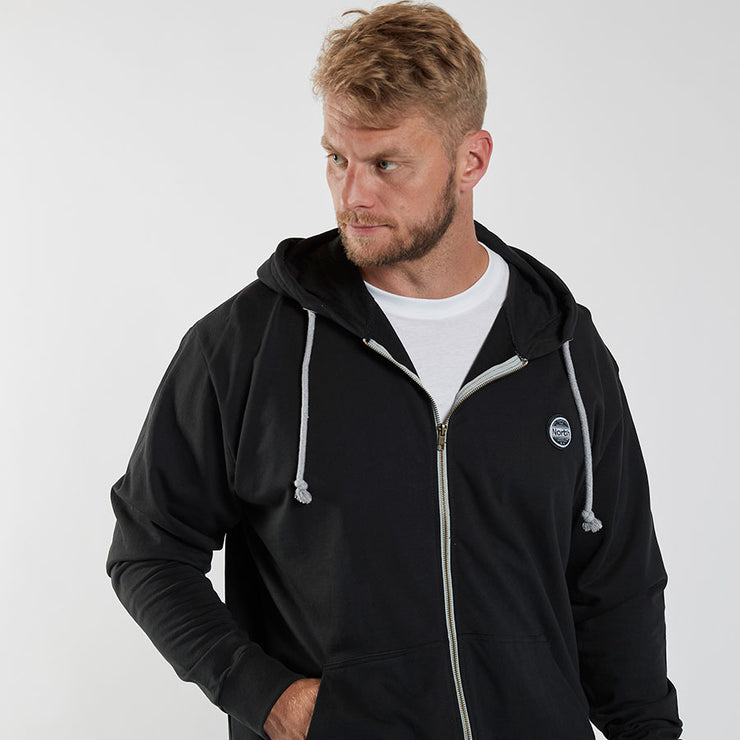 Cotton Full Zip Hoodie With Side Pockets
