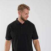 Cotton Plain Pique Weave Polo With Pocket