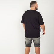 Ben Sherman - Signature Tee - Chest Pocket - Black - back view - big mens t shirt
